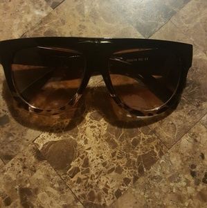 Flat Top Semicircular Sunglasses